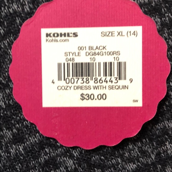 Girls Gray Soft, Flowy Dress - Picture 4 of 5